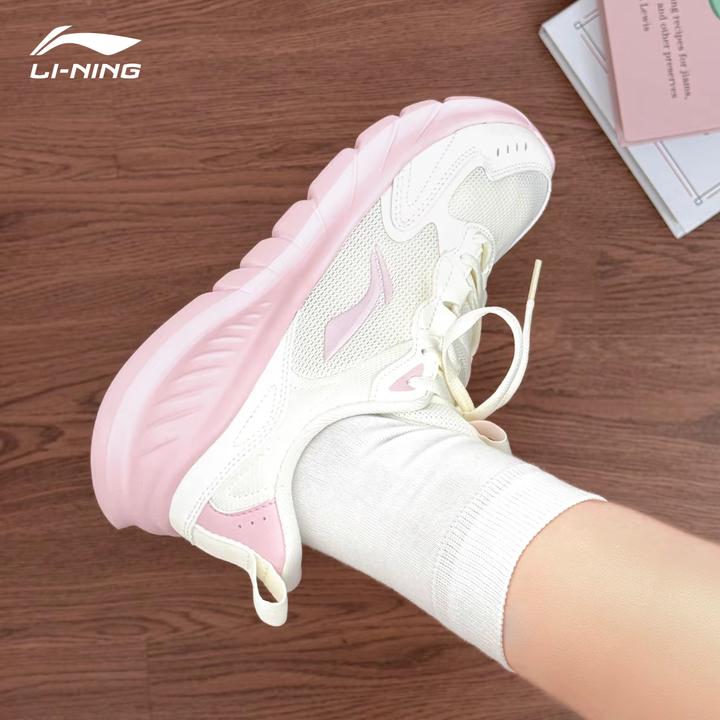 李宁轻岚跑步鞋女鞋夏季缓震网面透气百搭休闲跑鞋低帮轻便运动鞋
