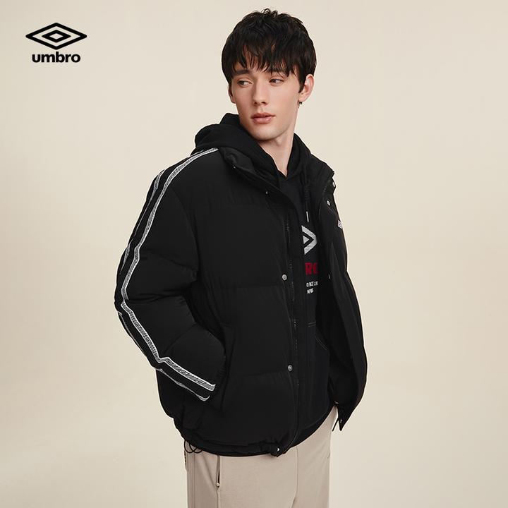 【任贤齐同款】Umbro茵宝冬季运动串标复古保暖羽绒服U2125450902