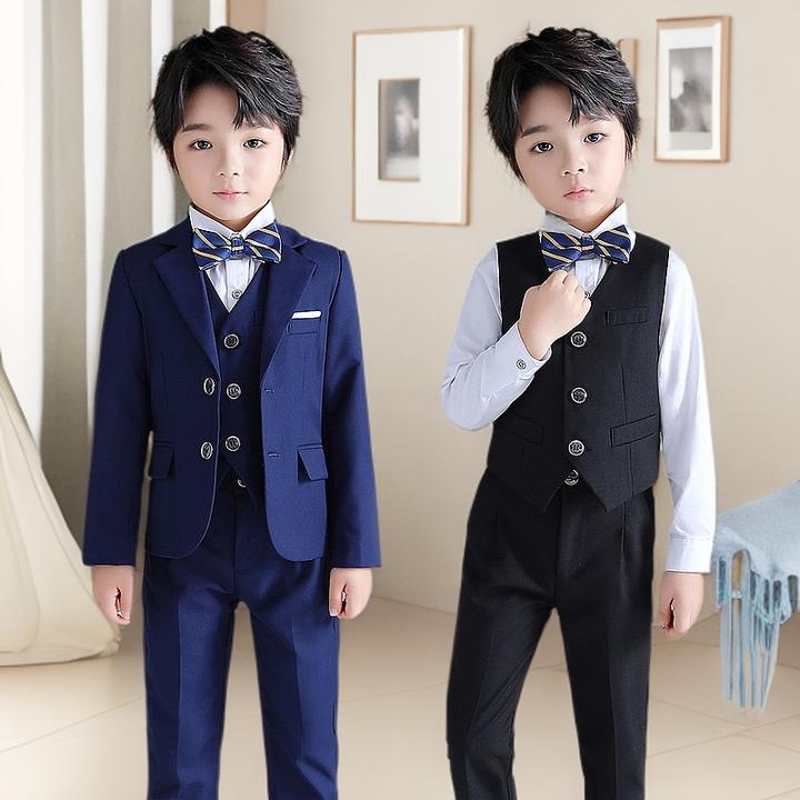 儿童礼服西装摄影小西装套装小西服时尚儿童西装春季男童西装套装