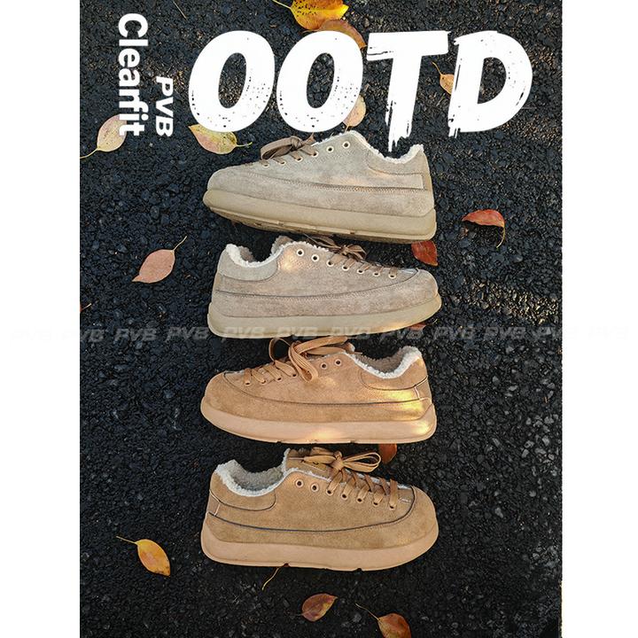 PVB*25FW"小土豆系列"冬季加绒小土豆棉鞋 休闲百搭男款面包鞋