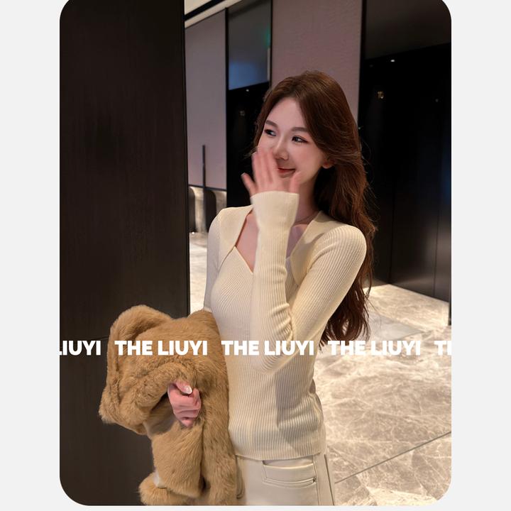 【LIUYI】一见倾心~新款冬季羊毛修身显瘦内搭毛衣511102