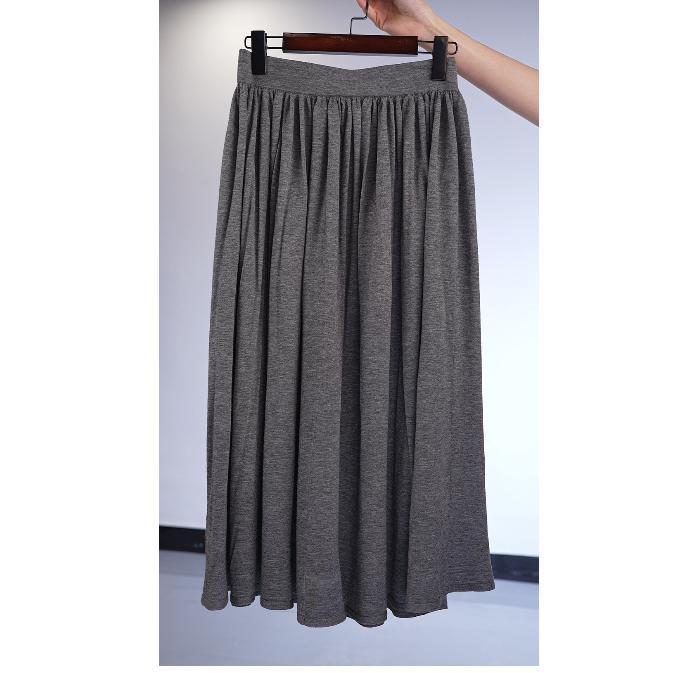 【轻奢-有动感】时尚百搭显瘦中长款半身裙女高级伞裙春夏-2508048