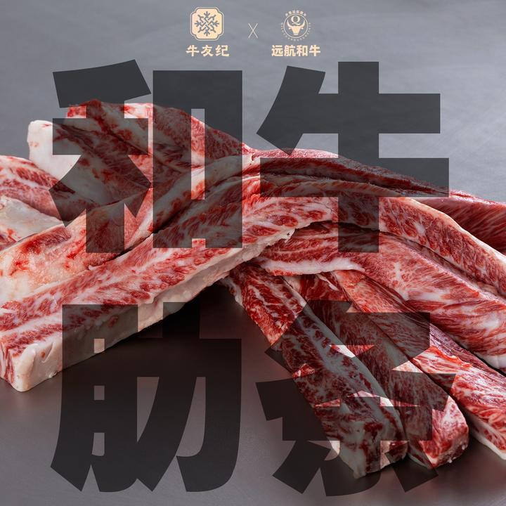【和牛肋条肉】国产和牛原切雪花牛肉去骨肋条肉烤肉香煎