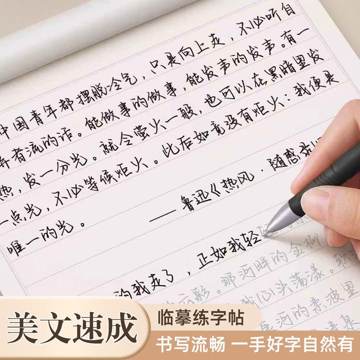 【行书美文体】速成练字帖成人硬笔书法优选美文临摹本成人字体CR