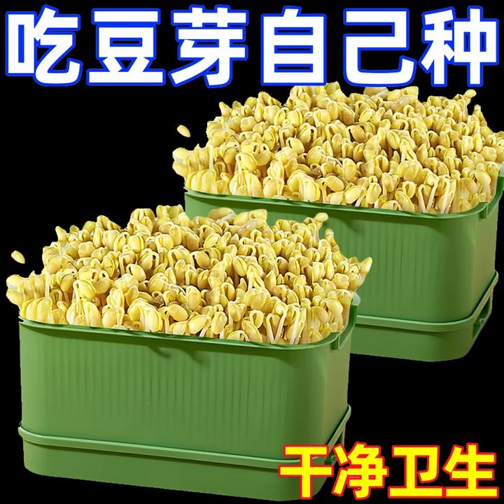 新款育苗盘种植发芽盆食品级豆芽机发豆芽专用盆神器生黄绿豆芽罐