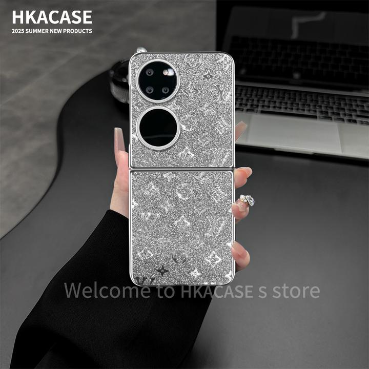 适用华为pockets新款二合一折叠LV闪粉全包简约ins手机壳