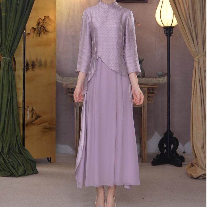 JIXIANGYIJIA/吉祥衣家樱花红陌上（连衣裙）942236968