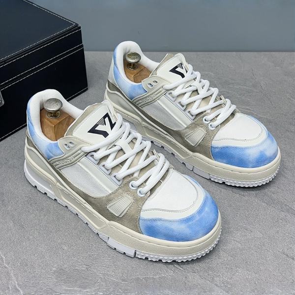 【明星同款】纪诗哲新款秋季轻奢板鞋干净感痞帅男款透气痞帅板鞋