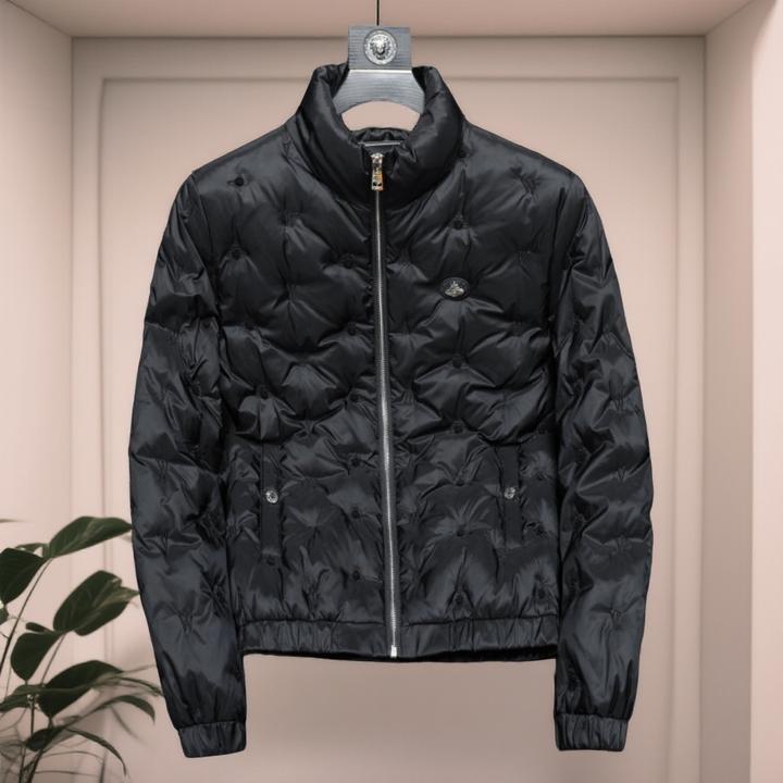 娜罗普西时尚潮牌休闲立领羽绒服男款冬季新款刺绣外套防寒服上衣