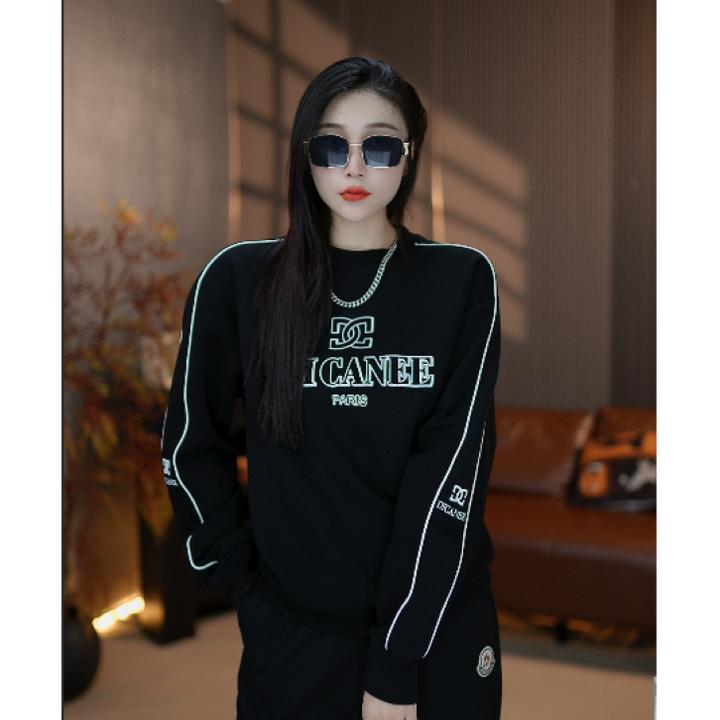 【麦森森专属】25秋定制精仿羊毛圆领麦穗刺绣宽肩刺绣针织显瘦长袖