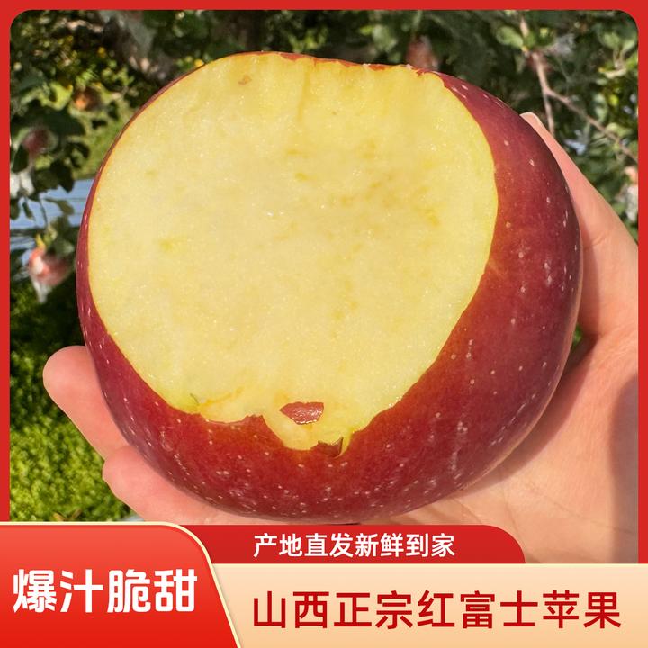 【冰糖心】山西运城红富士苹果冰糖心丑苹果新鲜采摘脆甜多汁