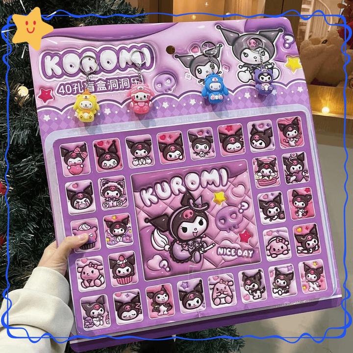 欧若风40洞3D蛋仔三丽鸥盲盒洞洞乐小卖部摆摊小学生儿童运动玩具