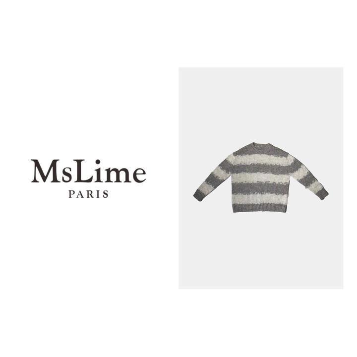 王嬛嬛MsLime‘冰岛’24年新款时尚重磅超细羊驼毛衣 HC2C2498