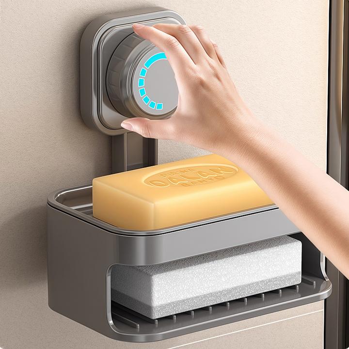 高颜值ins轻奢沥水肥皂盒旅行大号带盖便携卫生间浴室双层香皂盒