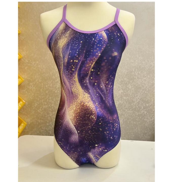 训练女款单层竞速泳衣外贸尾货（默认微瑕）
