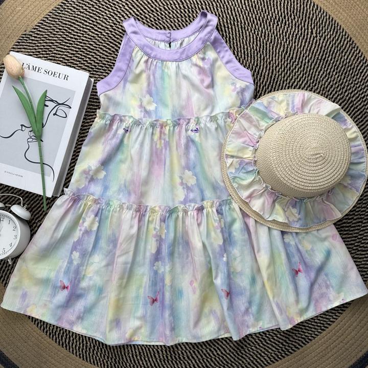 MINIIEF【爱依服童装】2025夏季新款韩系风时尚洋气女童背心裙