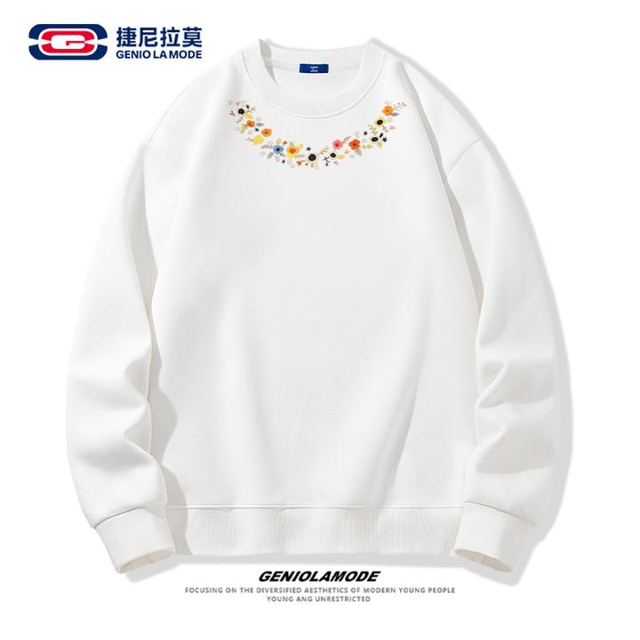 【敖瑞鹏代言】捷尼拉莫情侣款卫衣男2025新款早秋时尚潮牌宽松上衣