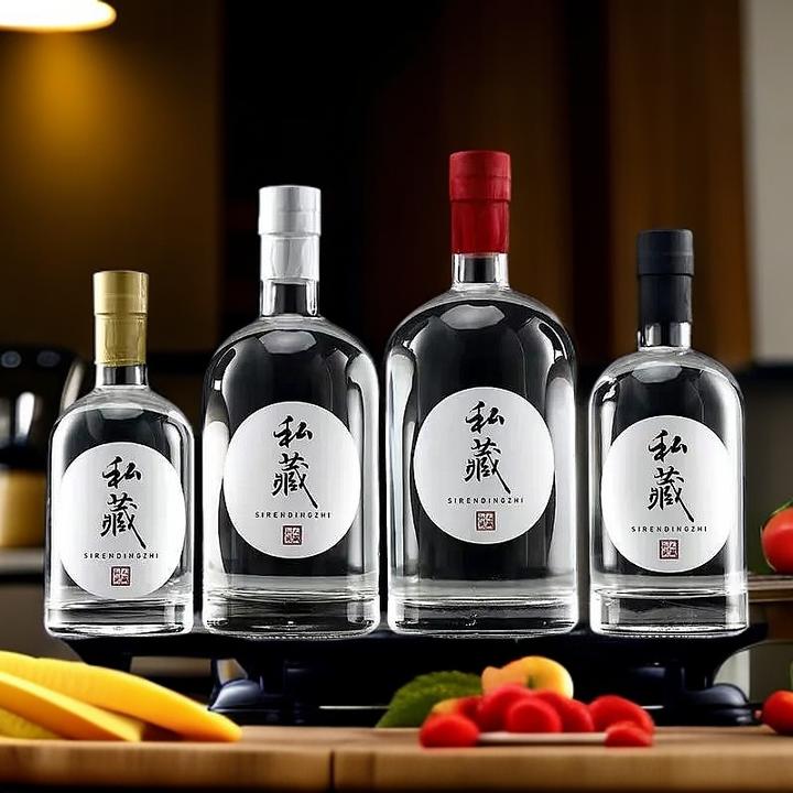 玻璃酒瓶家用白酒高档密封空酒瓶存酒泡酒专用白酒瓶一斤装泡酒罐