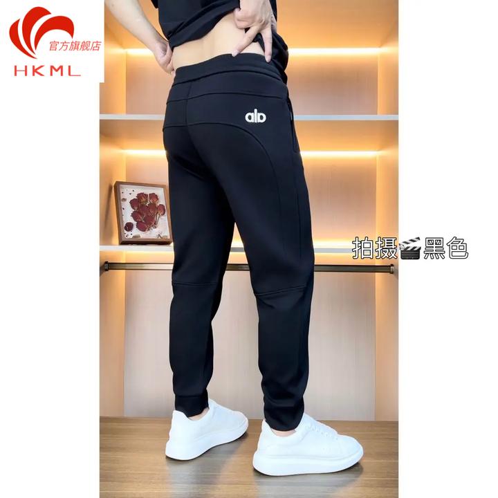 秋季轻奢弹力束脚修身男士卫裤百搭简约时尚气质穿搭休闲显瘦裤子