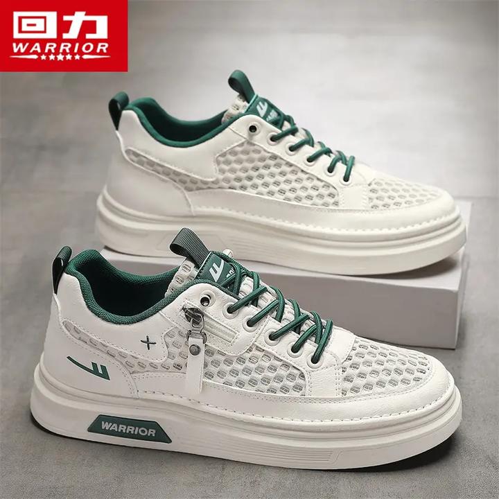 回力男鞋夏季透气镂空网鞋2025新款百搭网面休闲板鞋运动小白潮鞋