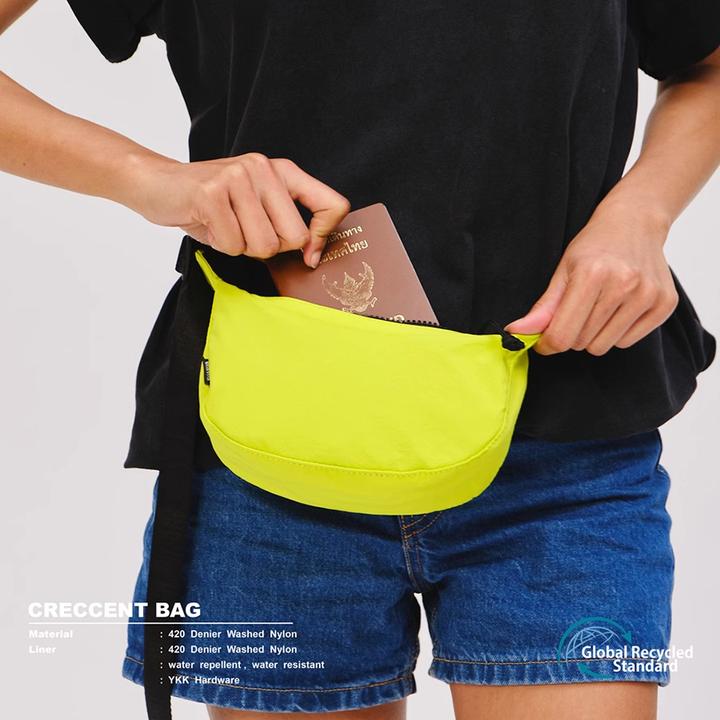 GAGAFRIENDS25秋冬款小月亮包小众黑色斜挎/阔系腋下包可露丽穿搭