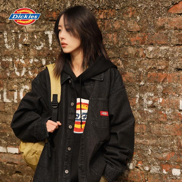 【陆柯燃同款】Dickies25工装夹克秋琥珀流光牛仔休闲复古DK0A89TT