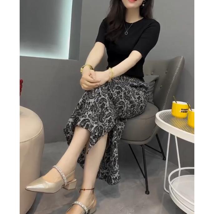 2025夏季新款网红同款洋气韩版潮流设计感上衣裙子两件套宝-ID