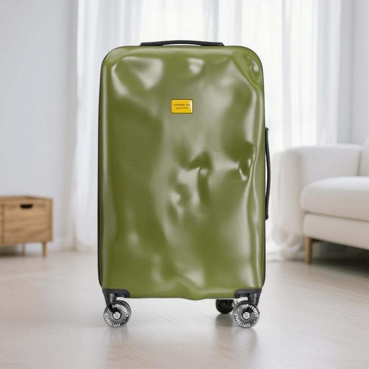 凹凸破损风行李箱20寸可登机新款高颜值个性设计感24寸旅行箱静音