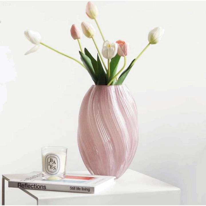 碧琢大号麦芽糖|轻奢加厚水晶玻璃花瓶水养插花客厅餐桌上专用花