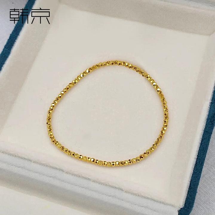 钛钢手链 蹦迪珠轻奢高级感手链女超闪手环不掉色手串叠戴配饰