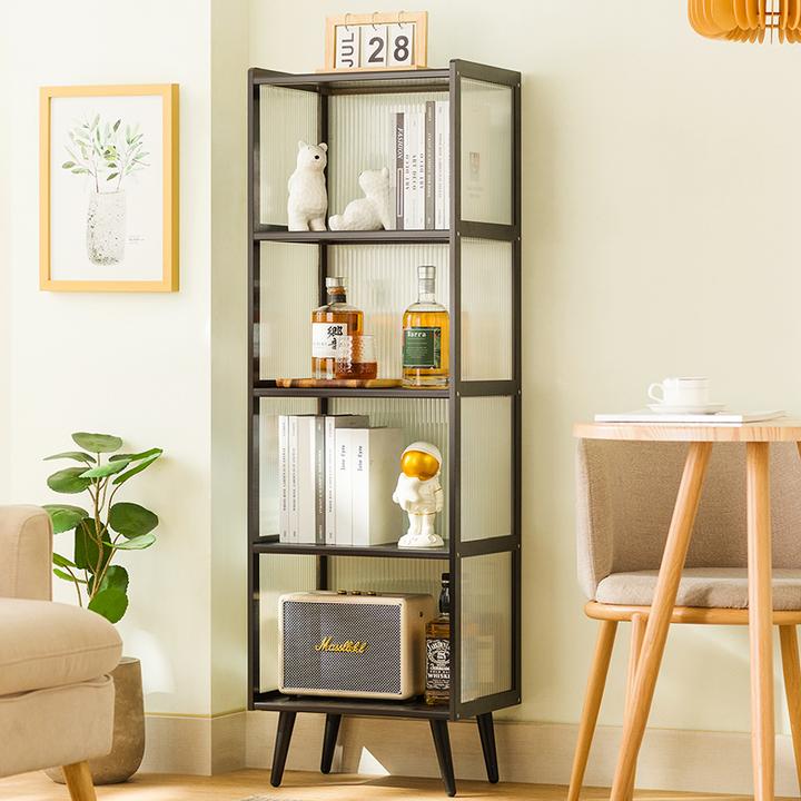 书架落地放书书柜子家用置物架客厅儿童多层收纳柜简易网红办公室