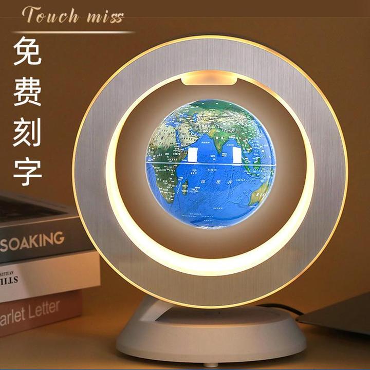Touch Miss磁悬浮自转地球仪护眼灯办公室摆件创意个性礼品送老师