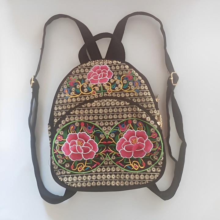 厂家民族绣花背包女士双肩背包民族包包民族风背包