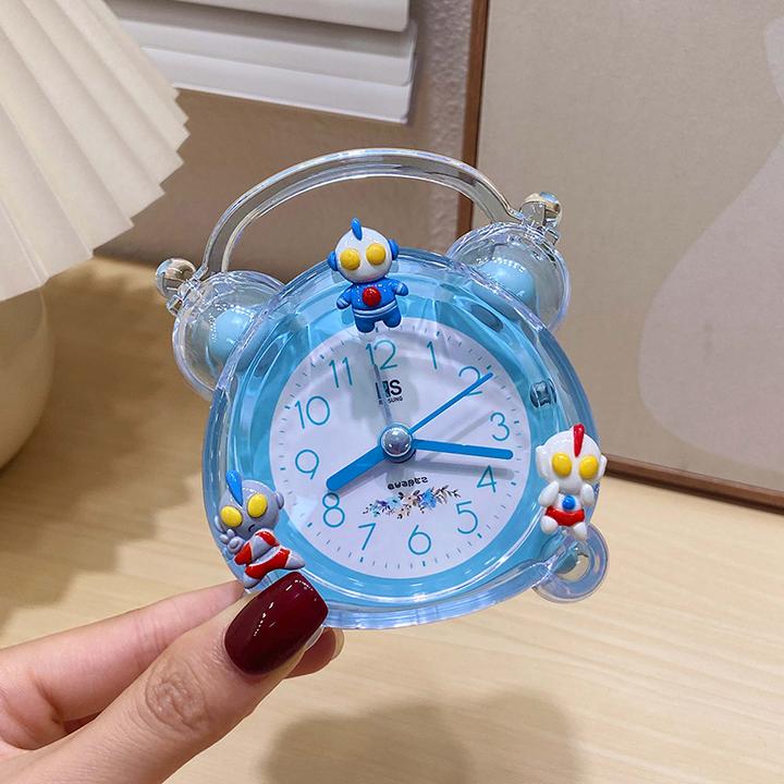 儿童闹钟高颜值时间学生专用起床神器闹铃床头柜小学生可爱时钟