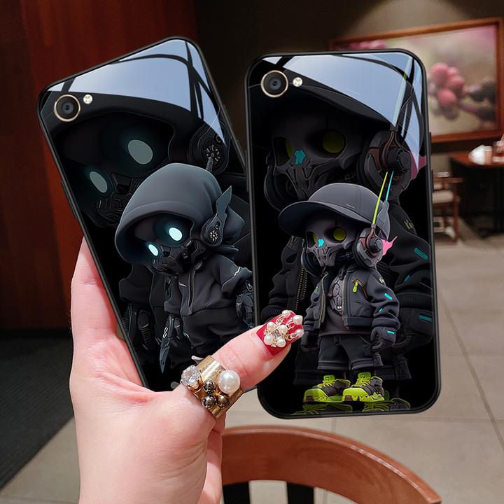 冷酷卡通适用vivox9s手机壳x9plus玻璃壳x9动漫x9splus高级男生硬