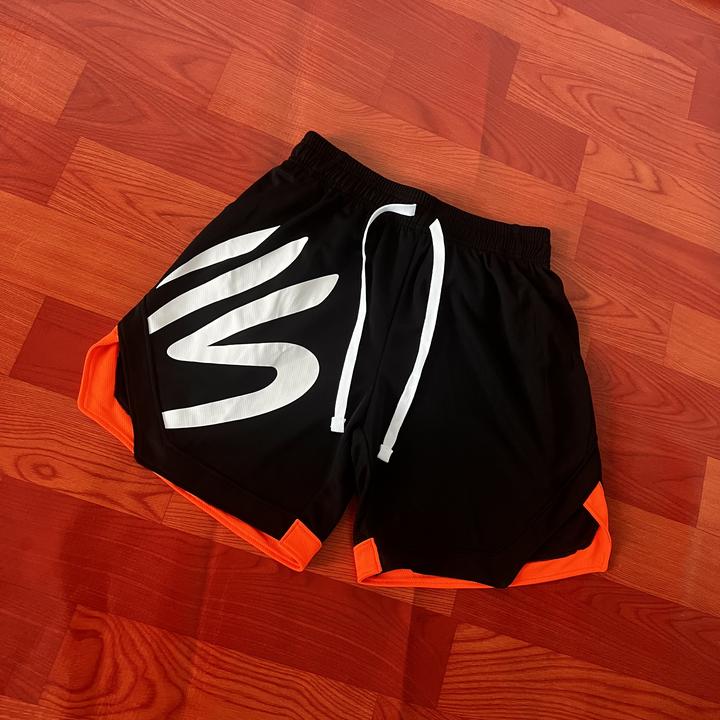 美式库里篮球裤速干透气夏季运动裤四分短裤男女出街球健身训练裤