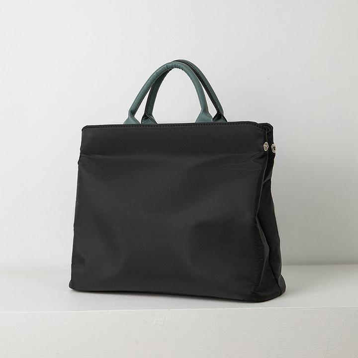 百搭时尚通勤公文包14寸休闲笔记本电脑包尼龙大容量托特包手拎包