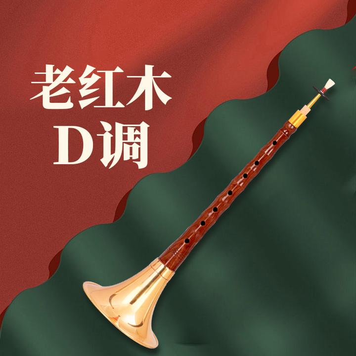 老红木D调唢呐初学者乐器专业演奏型乐器