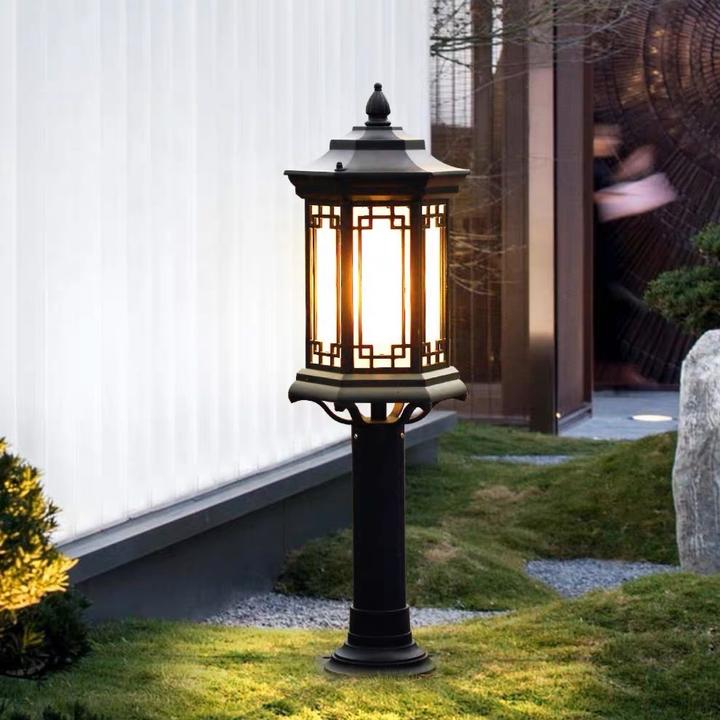 太阳能灯草地灯地插式家用中式景观灯室外防水庭院花园别墅草坪灯