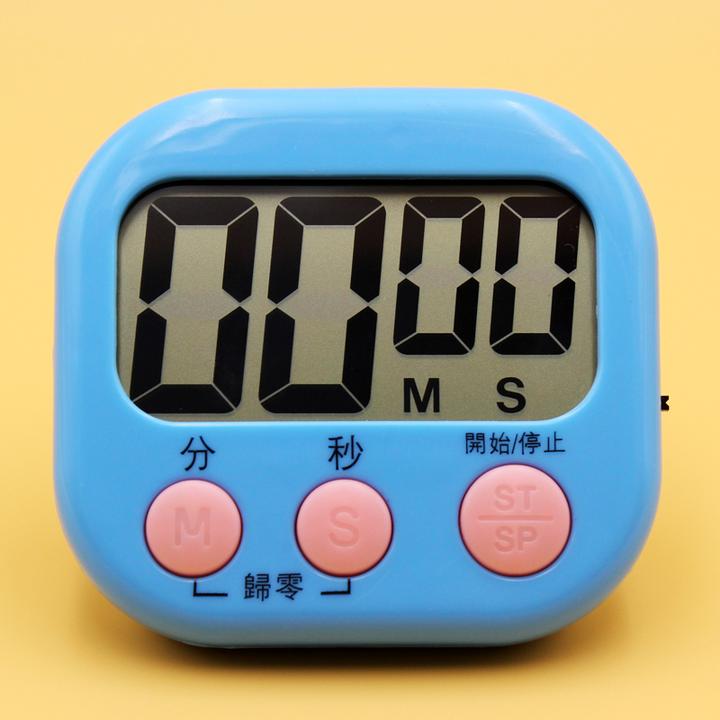 家用厨房定时器计时器提醒器大声学生倒计时器电子秒表学习多功能