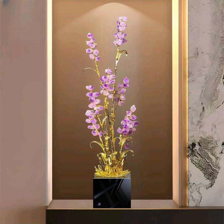 《郝梦丝》新款岁岁平安麦穗玄关电视酒柜办公室轻奢现代高档摆件