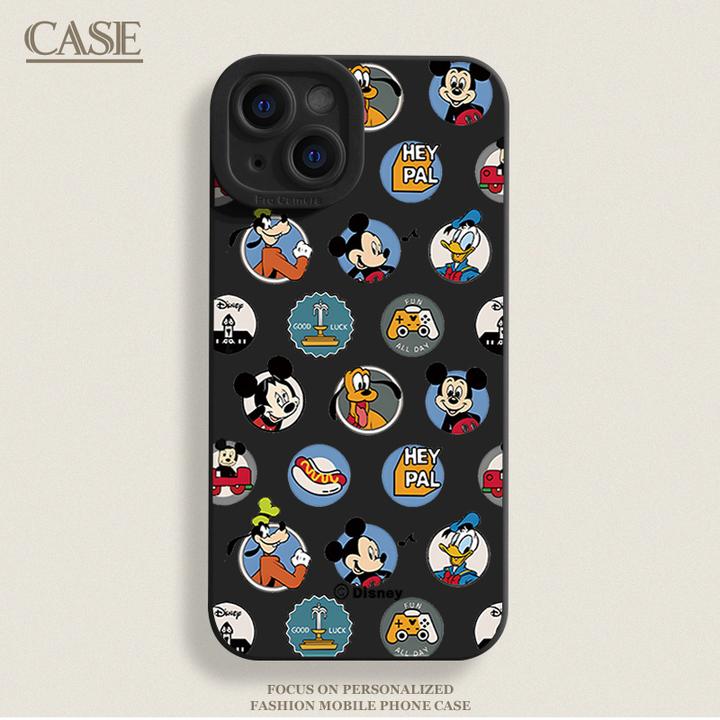 米奇米妮iPhone15ProMax手机壳14苹果13硅胶12全包78p男女11xs/xr