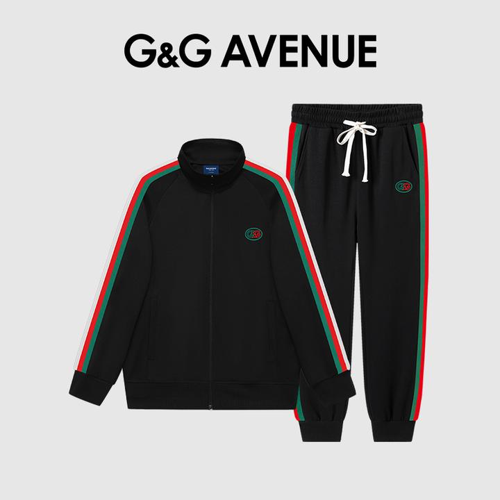 【新】G&G AVENUE轻奢春季织带套装夹克+束脚裤-GTZ2323001