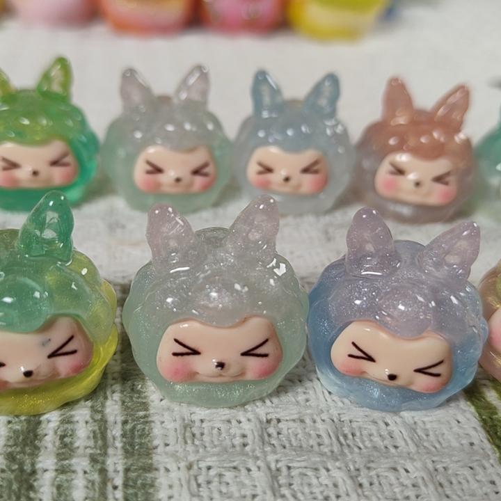 电镀璀璨星光kiki萌粒diy可爱ins摆件饰品钥匙扣汽车摆件桌面装饰