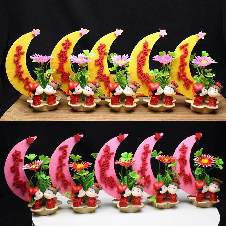 西餐刺身摆盘冷菜装饰花草酒店中餐菜品点缀喜宴乡厨师创意小摆件