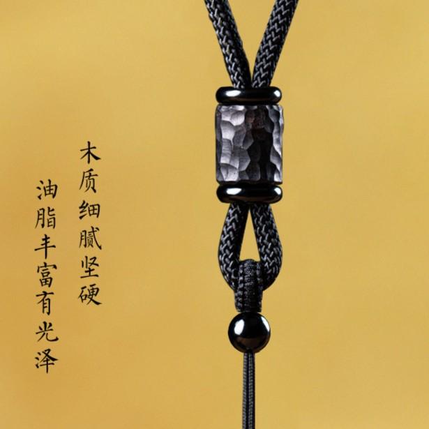 黑色配项链玉坠高端挂脖绳百搭款精品绳子高档玉佩吊坠编织绳