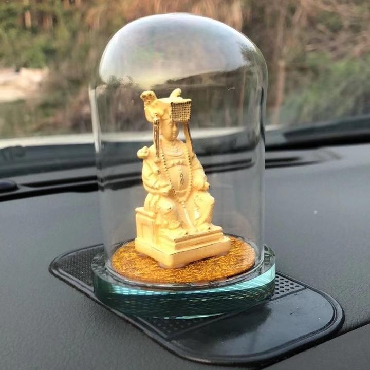 【已过香炉】湄洲妈祖像  妈祖车载摆件坐姿款 （粉丝有赠品）