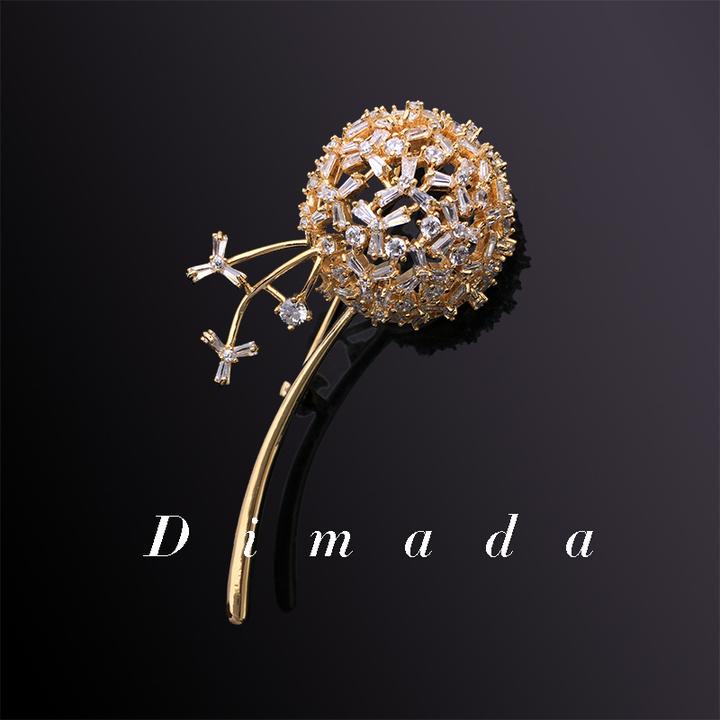 D.M.D/迪曼达 合金胸针 d141高档轻奢日韩情侣别针女网红气质简约