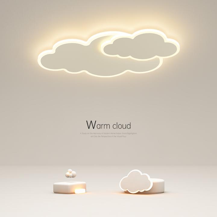 简约创意个性护眼儿童房吸顶灯房间灯卧室灯云朵吸顶灯2025最新款