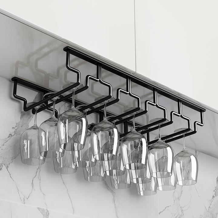 厂家直销  酒杯架倒挂高脚杯悬挂摆件收纳神器红酒杯架子简约高级